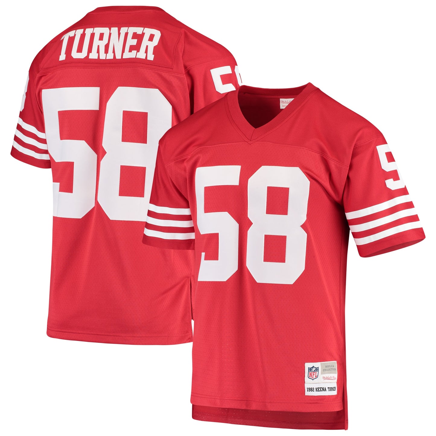 Keena Turner San Francisco 49ers Mitchell & Ness 1982 Replica Legacy Throwback Player Jersey - Scarlet