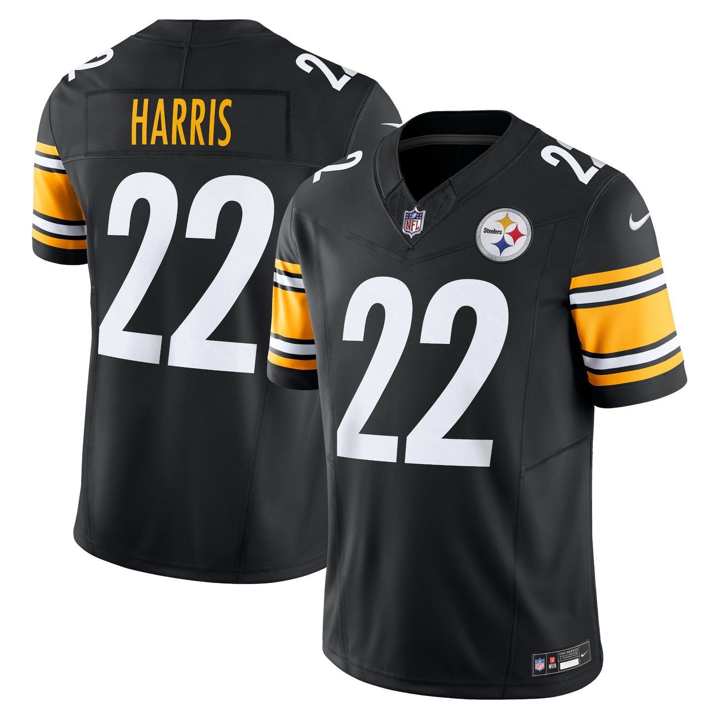 Najee Harris Pittsburgh Steelers Nike Vapor F.U.S.E. Limited Jersey - Black