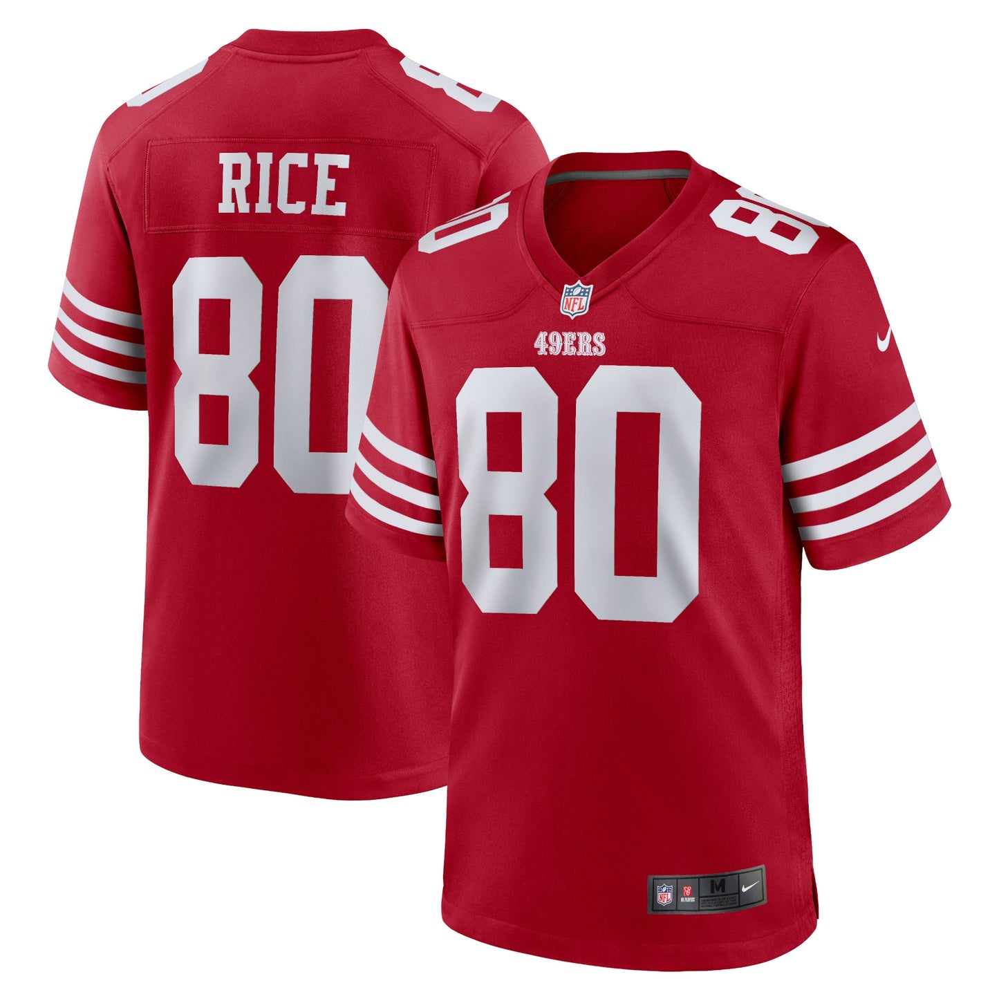 Jerry Rice San Francisco 49ers Nike Retired Team Player Game Jersey - Scarlet