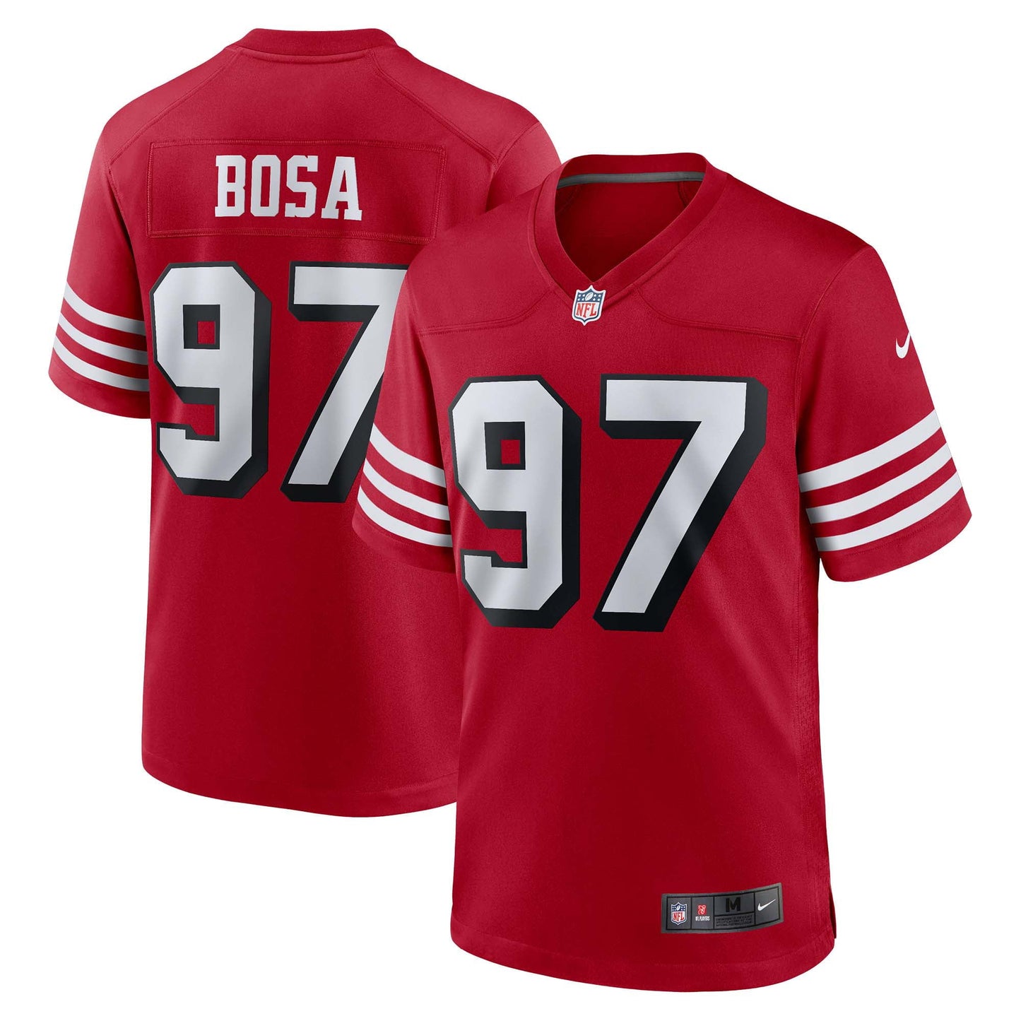 Men's Nike Nick Bosa Scarlet San Francisco 49ers Alternate Game Jersey