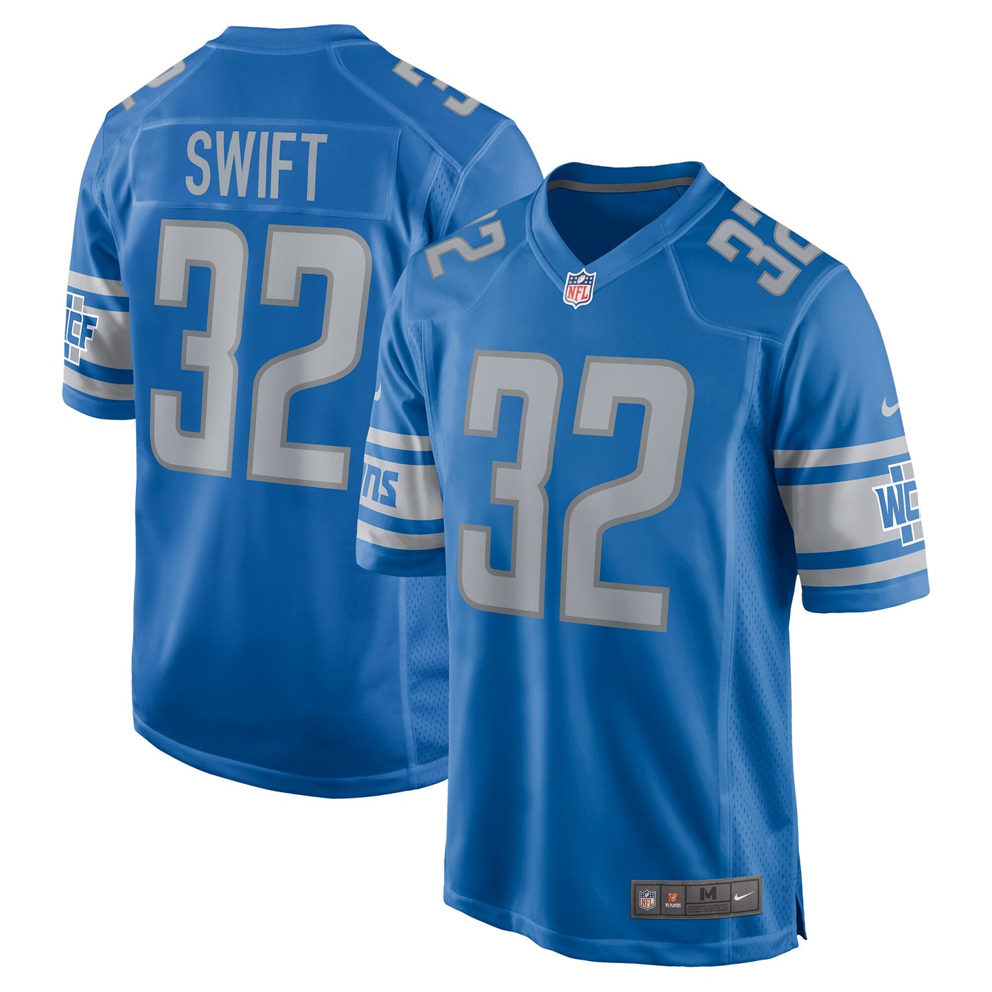 D'Andre Swift Detroit Lions Nike Game Jersey - Blue