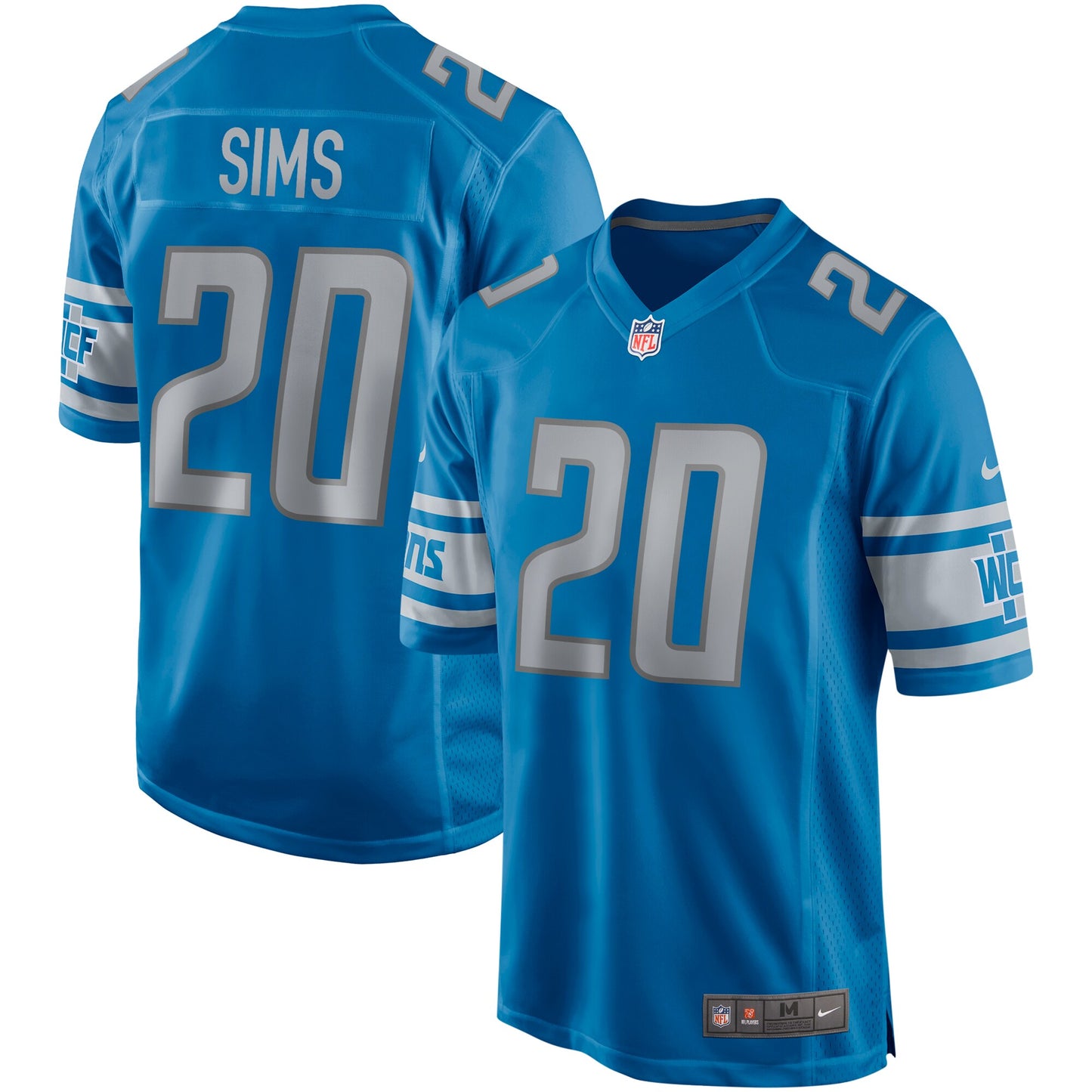 Billy Sims Detroit Lions Nike Game Retired Player Jersey - Blue