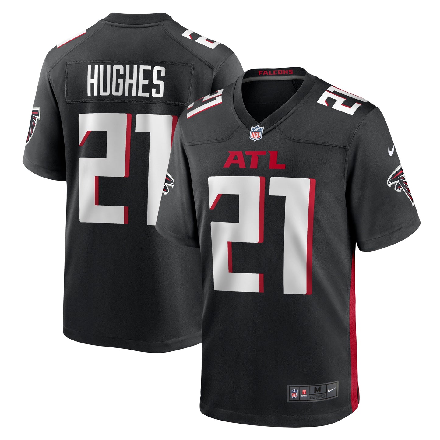 Mike Hughes Atlanta Falcons Nike Game Player Jersey - Black