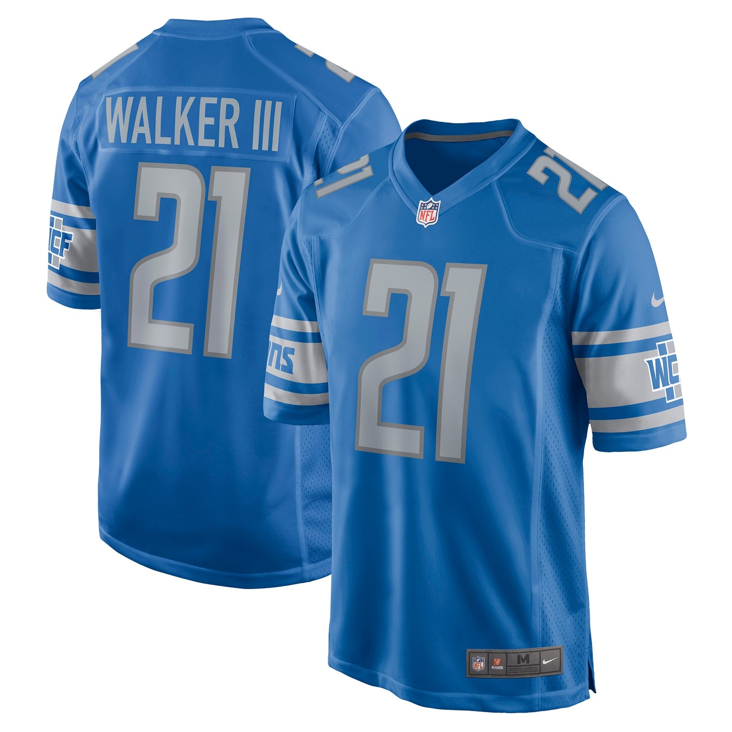Tracy Walker III Detroit Lions Nike Game Jersey - Blue