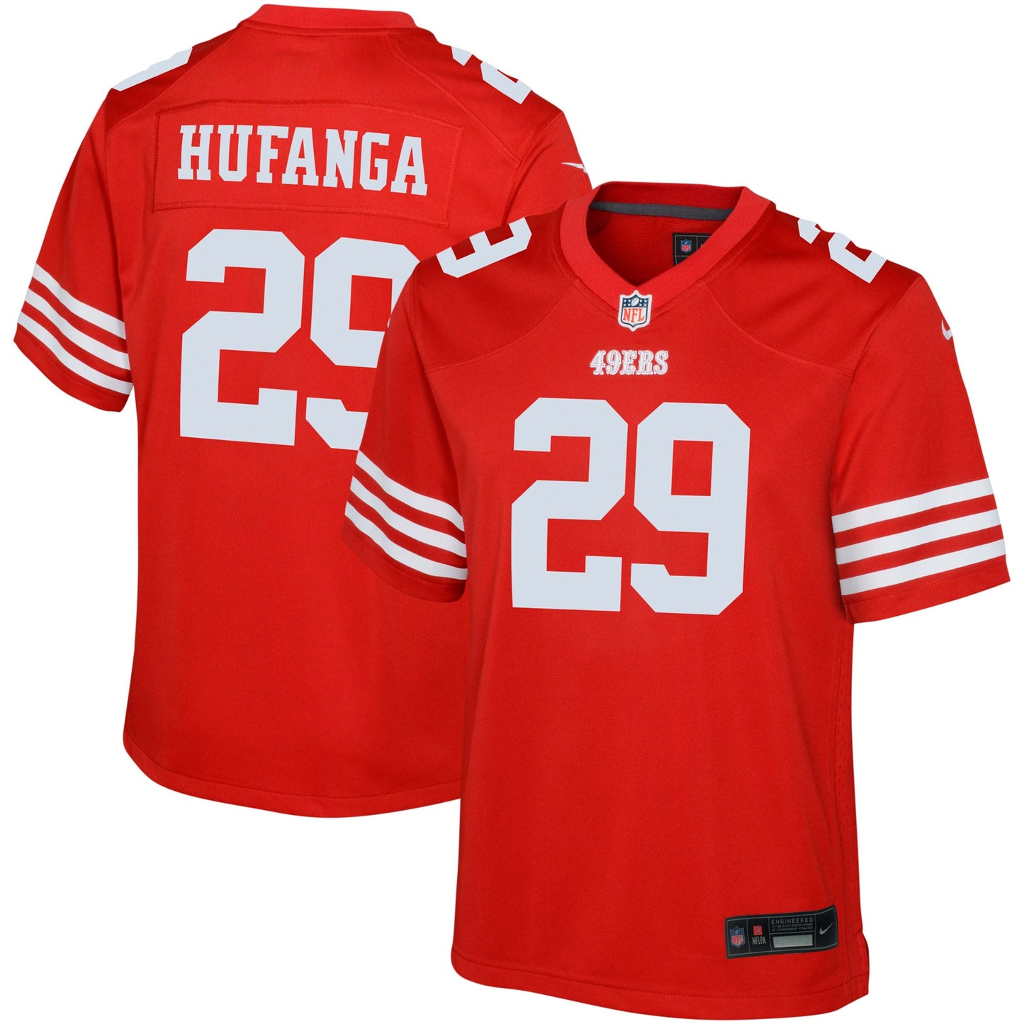 Talanoa Hufanga San Francisco 49ers Nike Youth Game Jersey - Scarlet