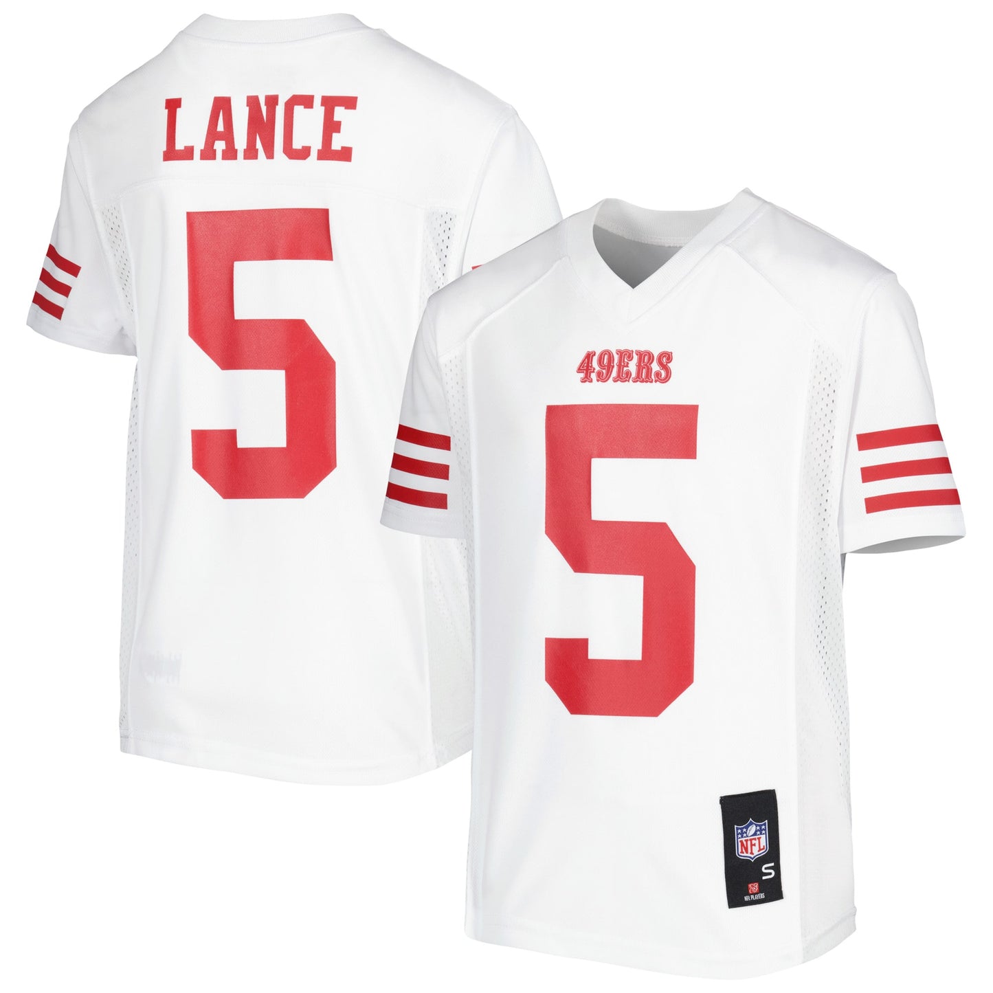 Trey Lance San Francisco 49ers Youth Team Replica Player Jersey - White