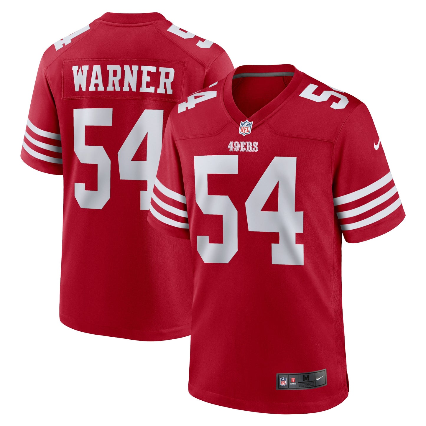 Fred Warner San Francisco 49ers Nike Player Game Jersey - Scarlet