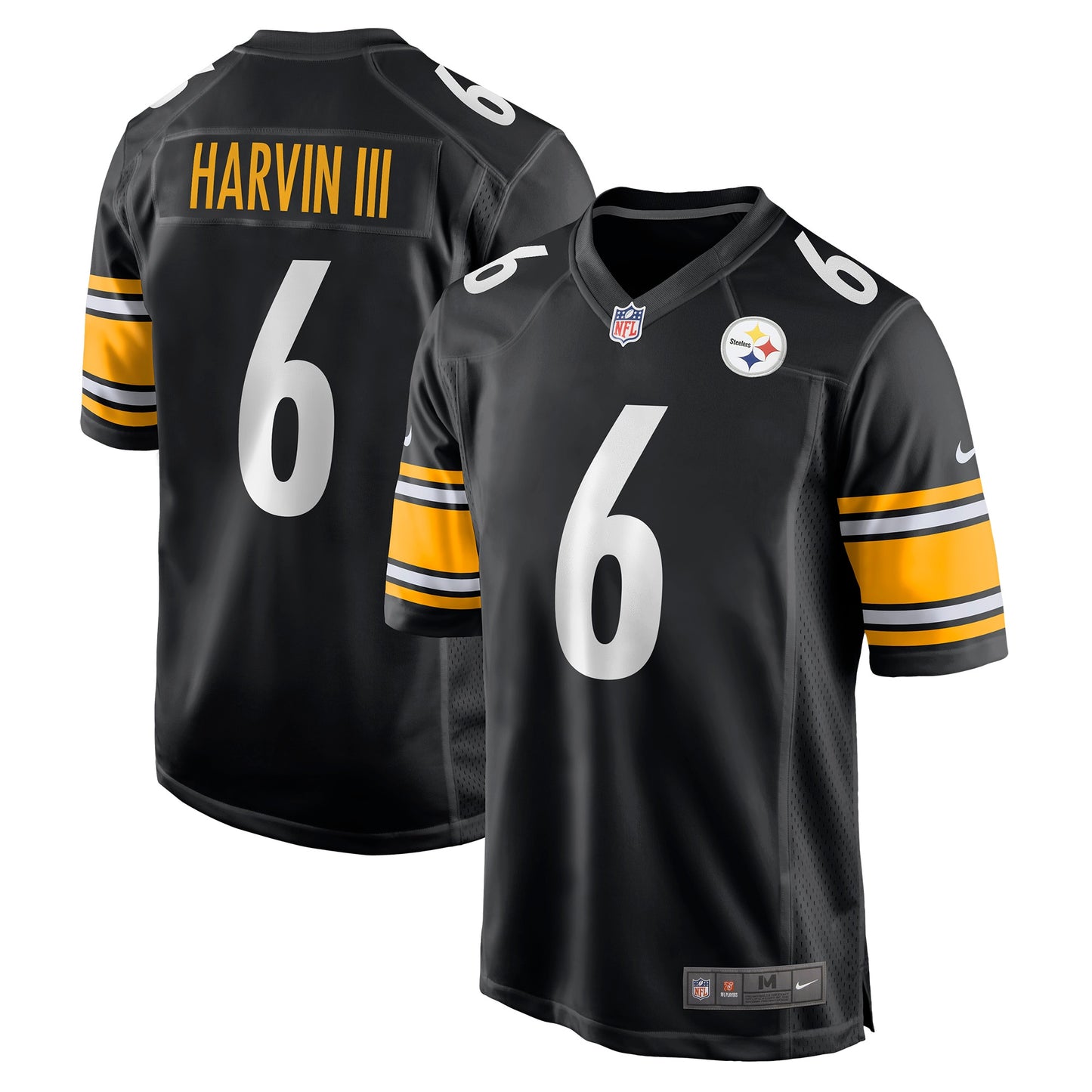Pressley Harvin III Pittsburgh Steelers Nike Game Jersey - Black