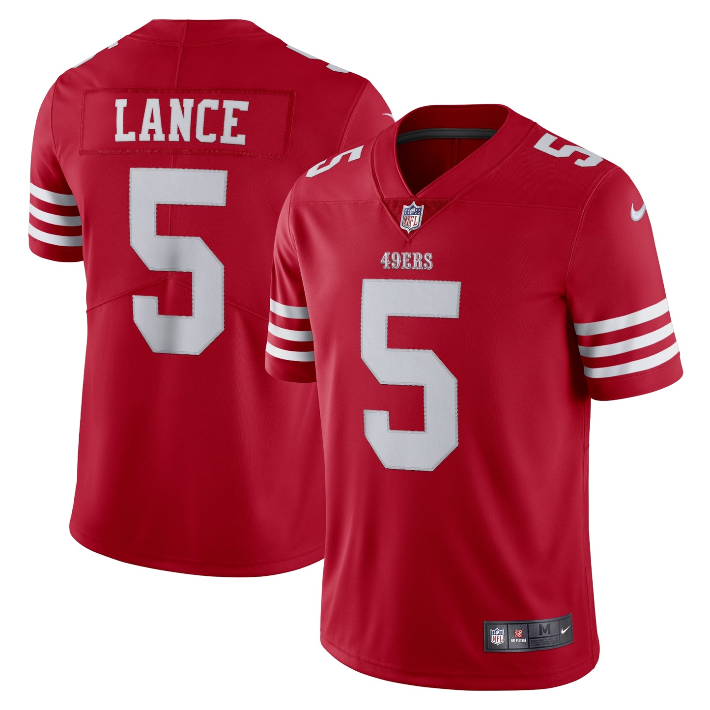 Trey Lance San Francisco 49ers Nike Vapor Limited Jersey - Scarlet