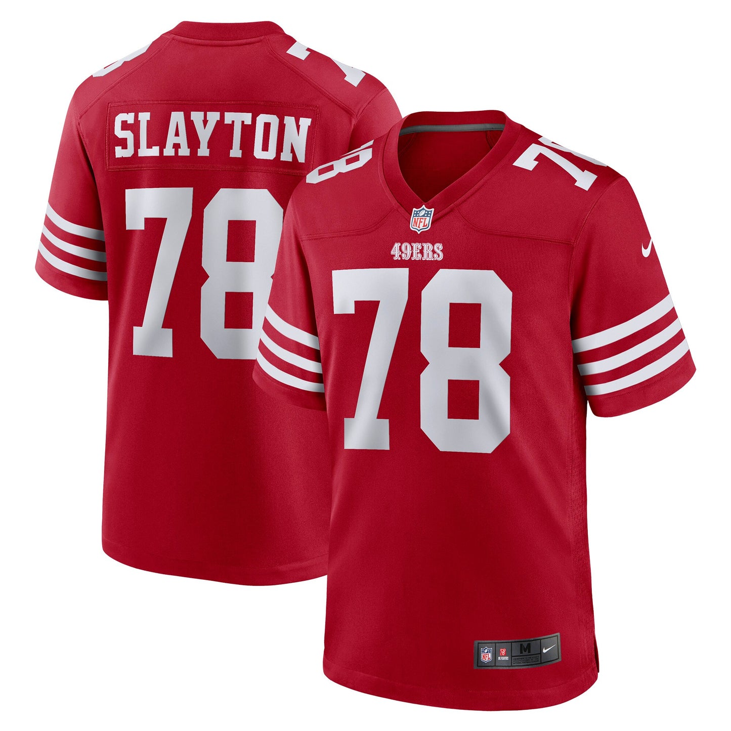 Chris Slayton San Francisco 49ers Nike Game Jersey - Scarlet