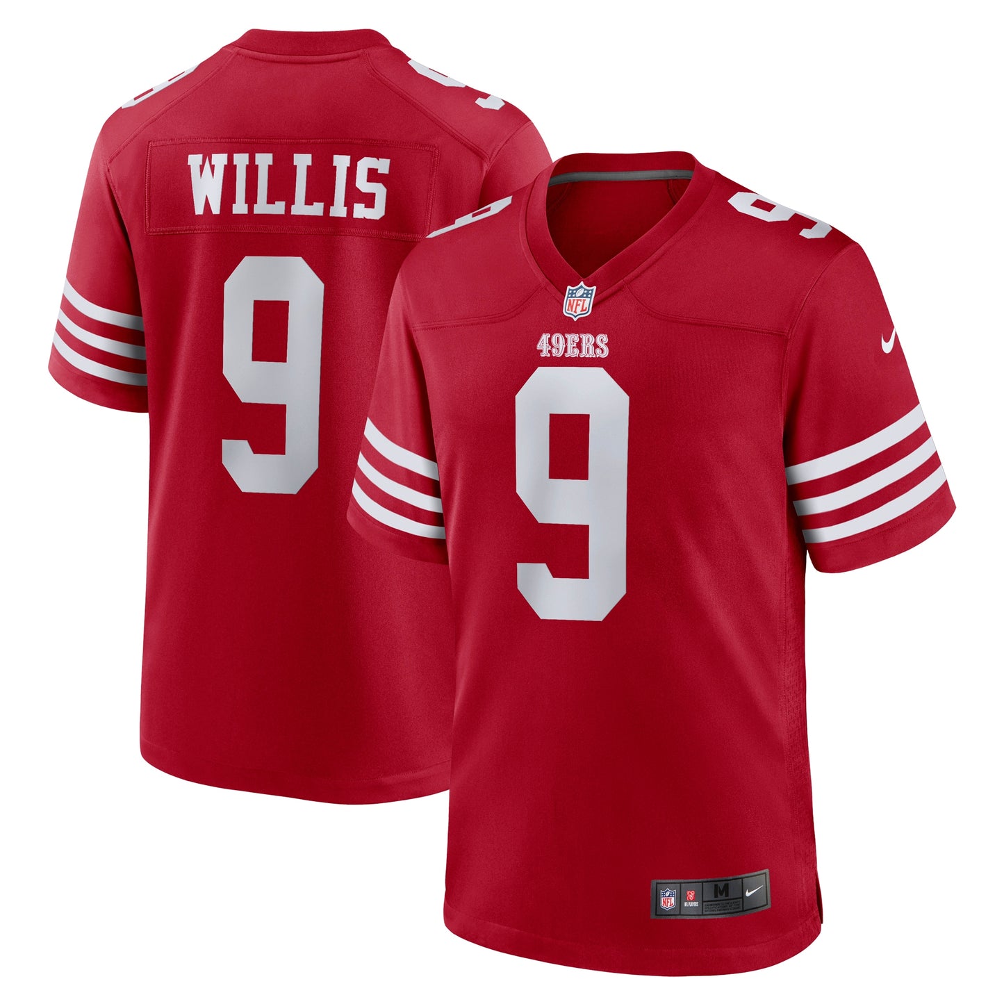 Brayden Willis San Francisco 49ers Nike Team Game Jersey - Scarlet