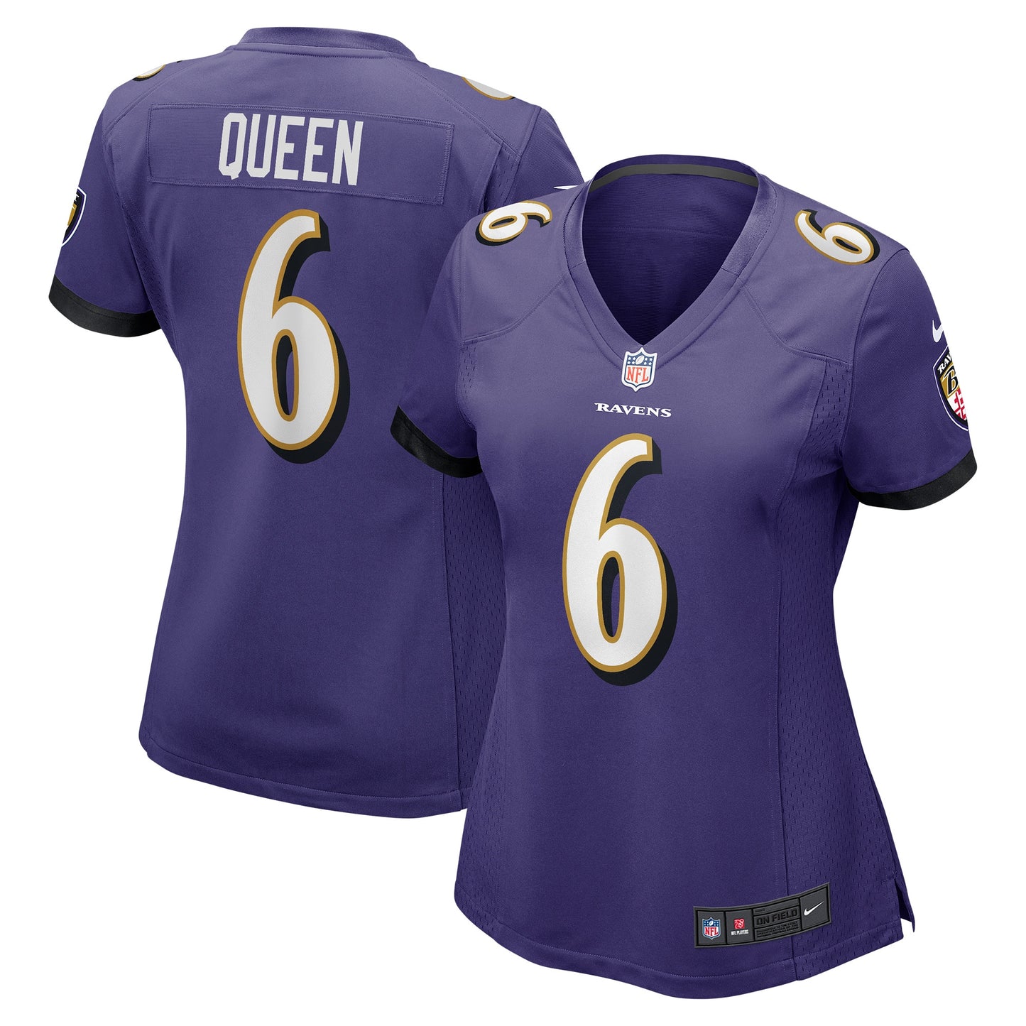 Patrick Queen Baltimore Ravens Nike Women's Game Player Jersey - Purple