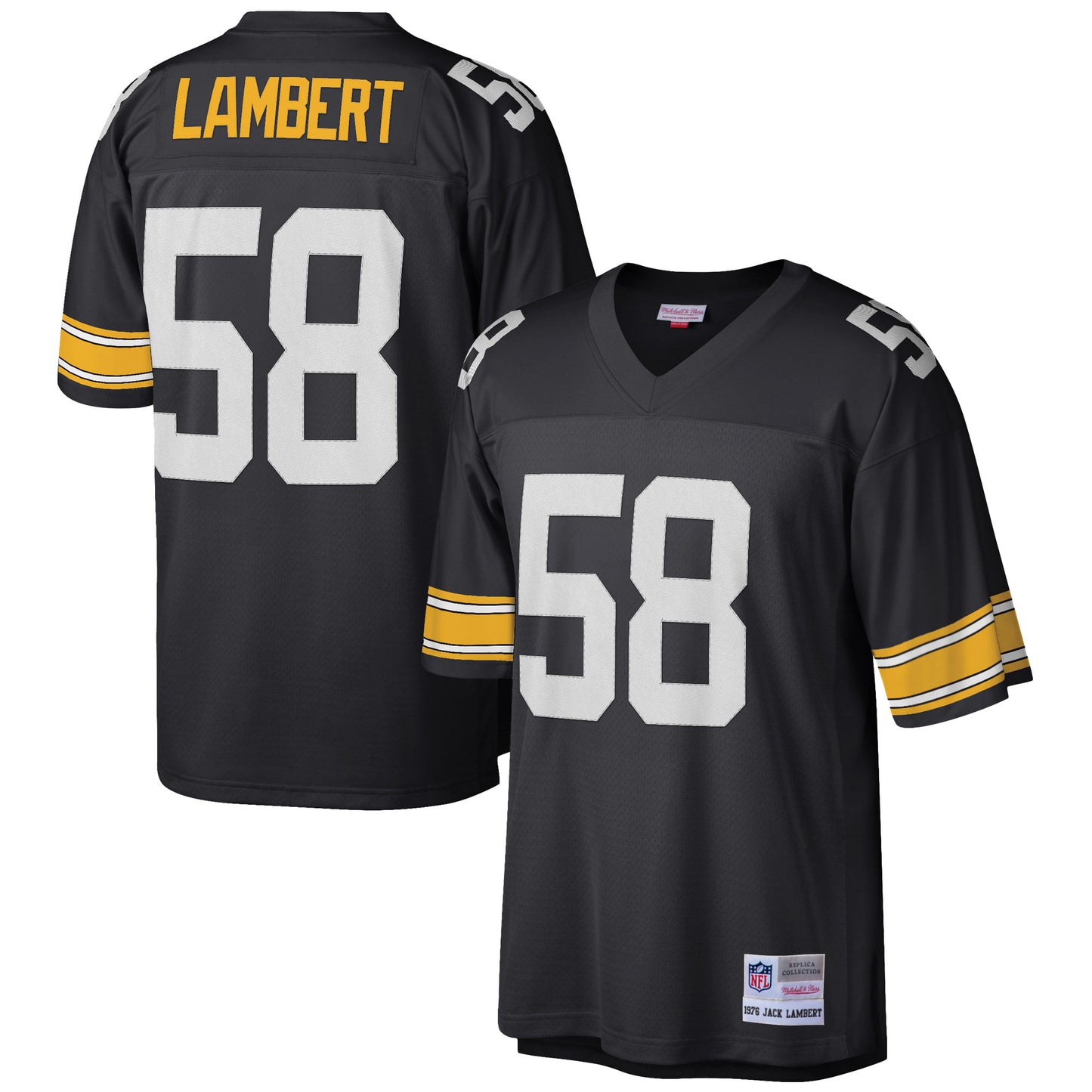 Jack Lambert Pittsburgh Steelers Mitchell & Ness Retired Player Legacy Replica Jersey - Black