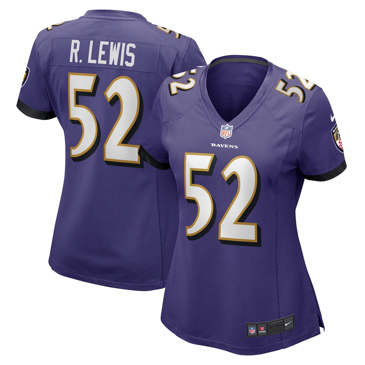 Ray Lewis Baltimore Ravens Nike Women's Retired Player Jersey - Purple