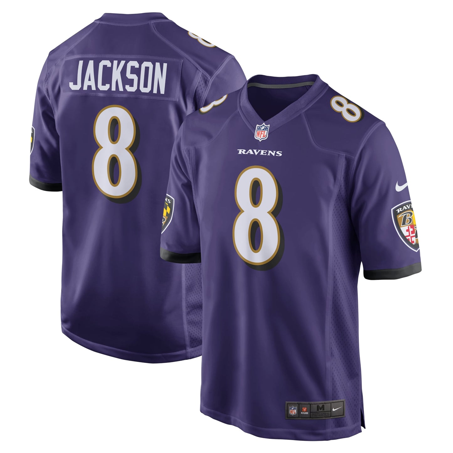 Lamar Jackson Baltimore Ravens Nike Game Jersey - Purple