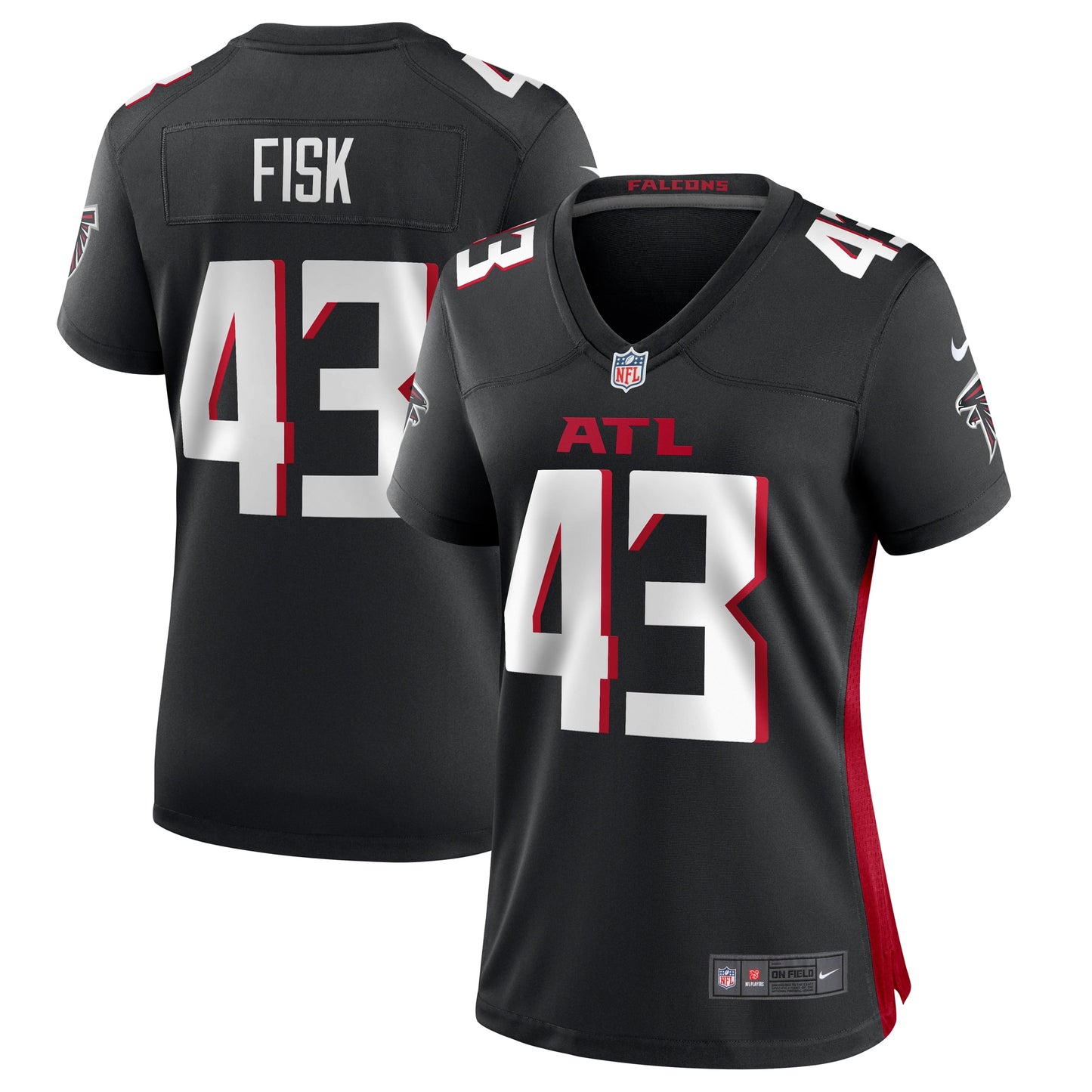 Tucker Fisk Atlanta Falcons Nike Women's Player Game Jersey - Black