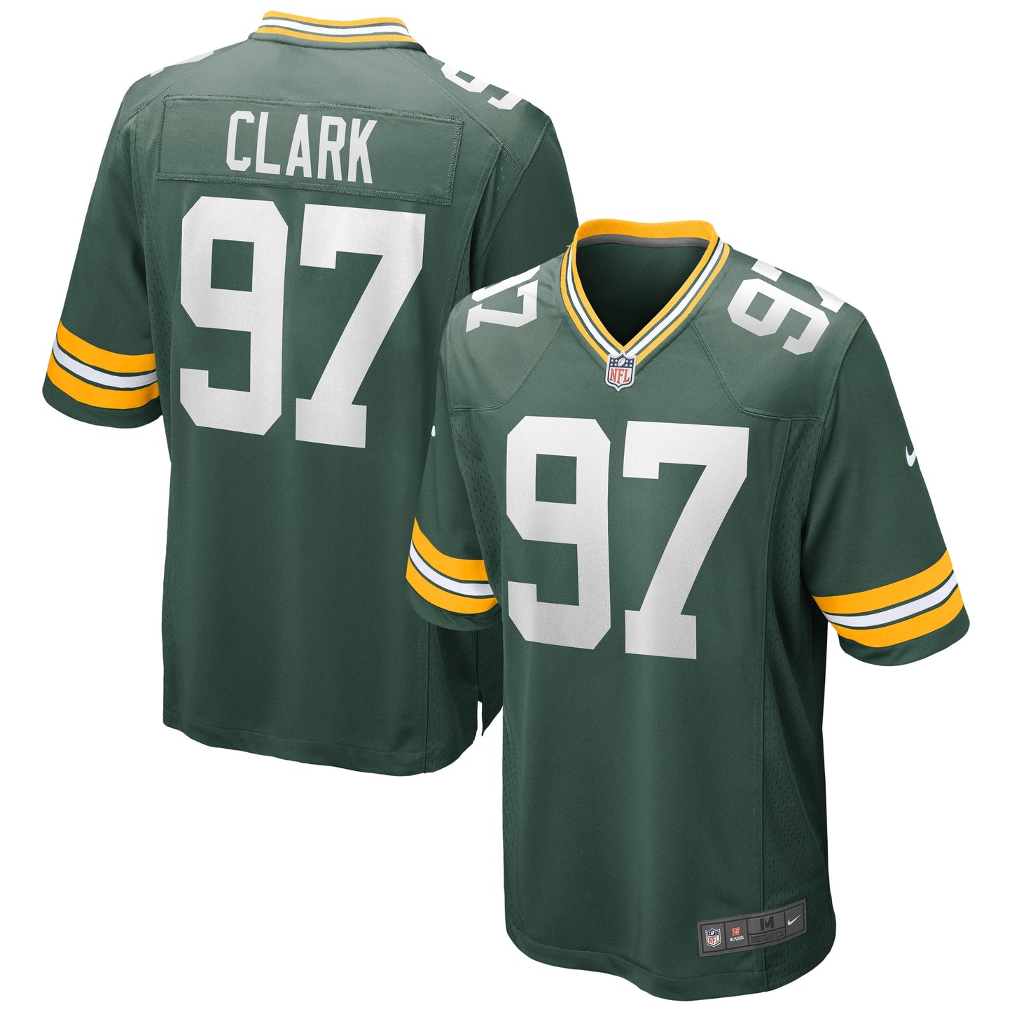 Men's Nike Kenny Clark Green Green Bay Packers Game Jersey