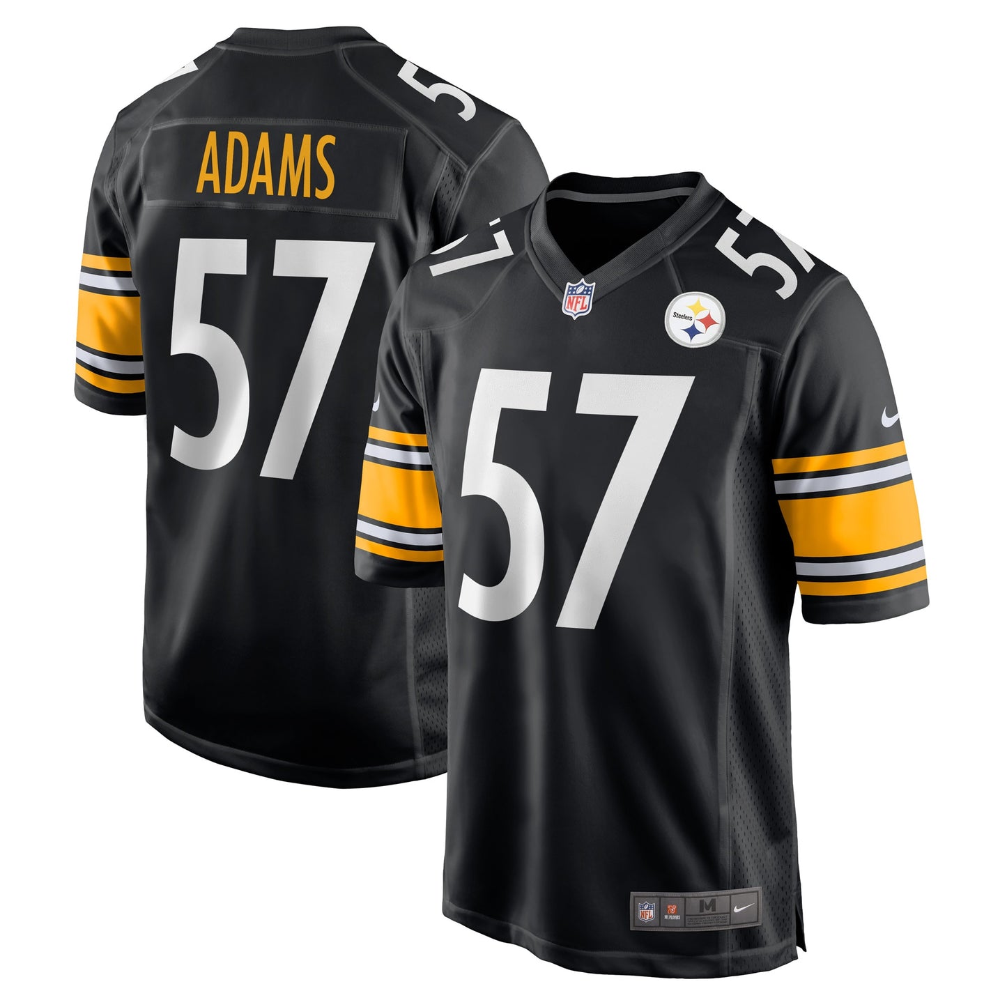 Montravius Adams Pittsburgh Steelers Nike Game Player Jersey - Black