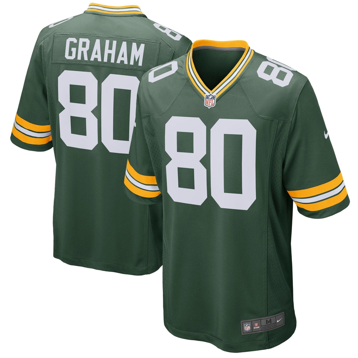 Men's Nike Jimmy Graham Green Green Bay Packers Game Jersey