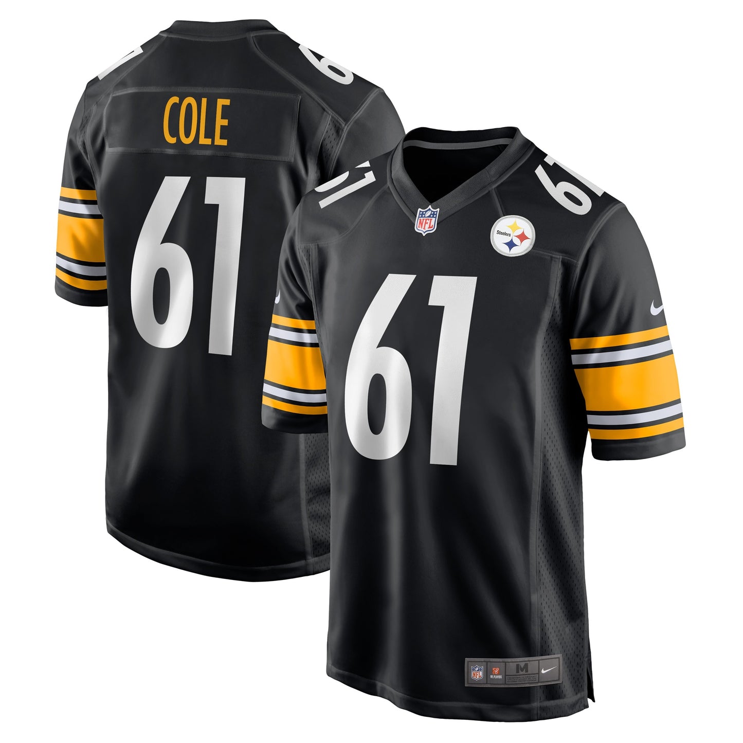 Mason Cole Pittsburgh Steelers Nike Game Player Jersey - Black