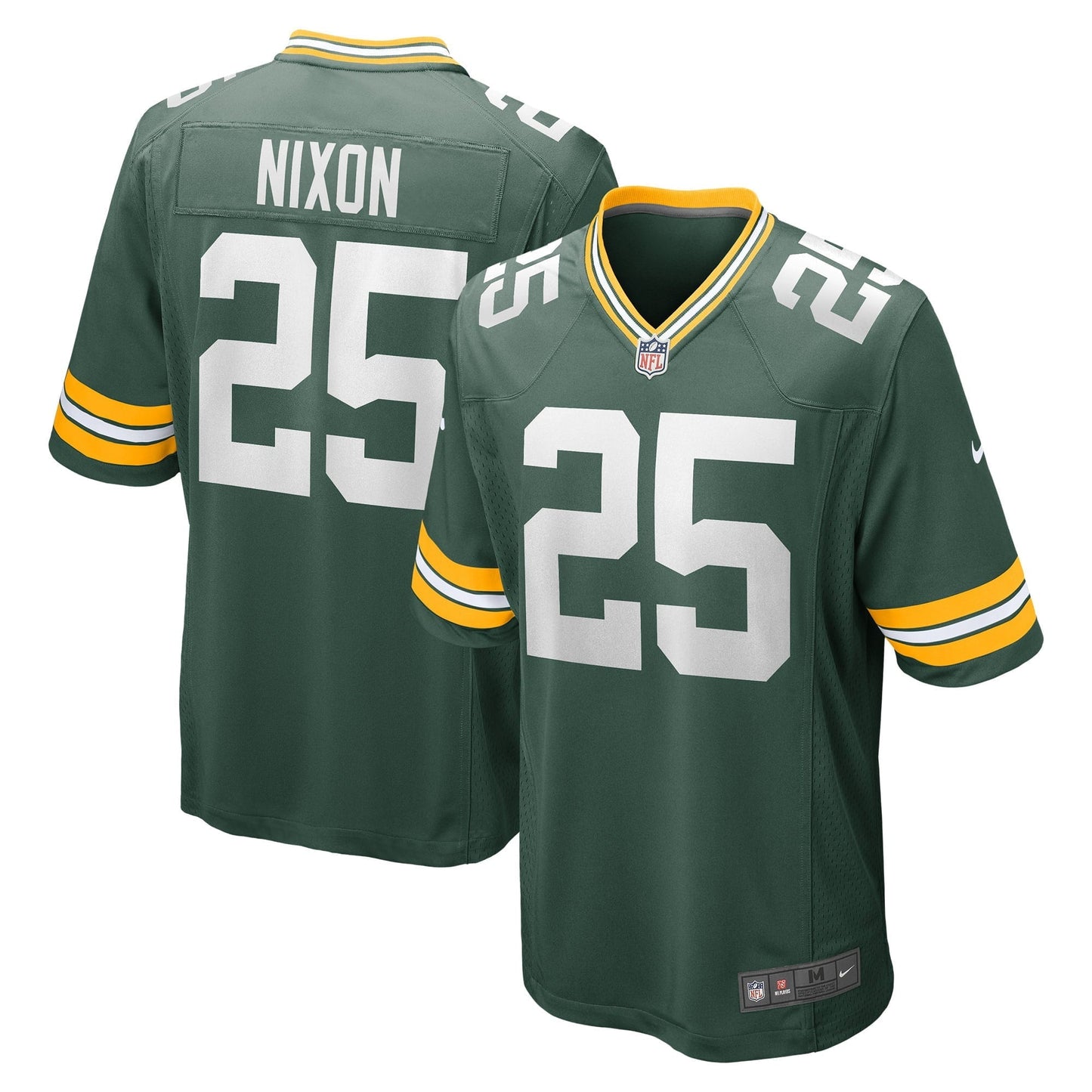 Men's Nike Keisean Nixon Green Green Bay Packers Game Player Jersey