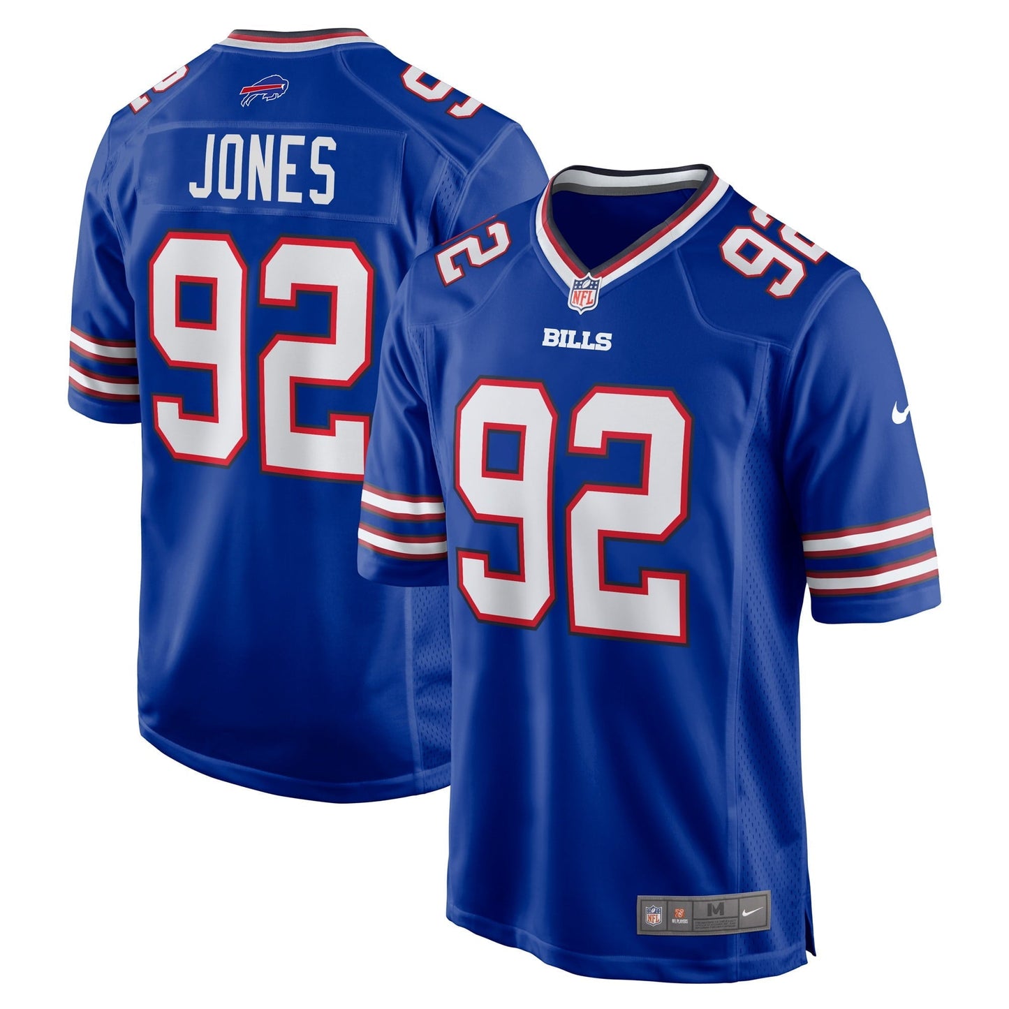 Men's Nike DaQuan Jones Royal Buffalo Bills Game Player Jersey